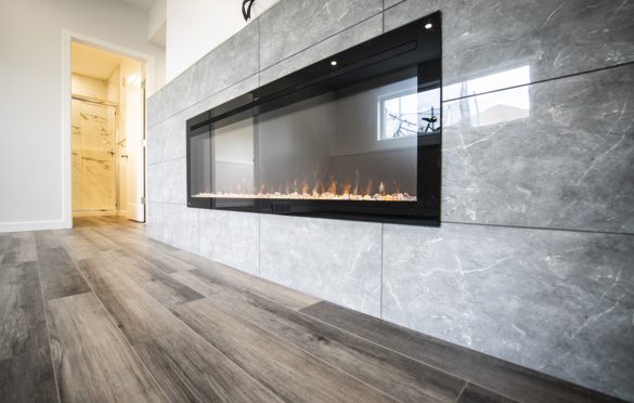 Complete Basement Renovations Saskatoon Fireplace