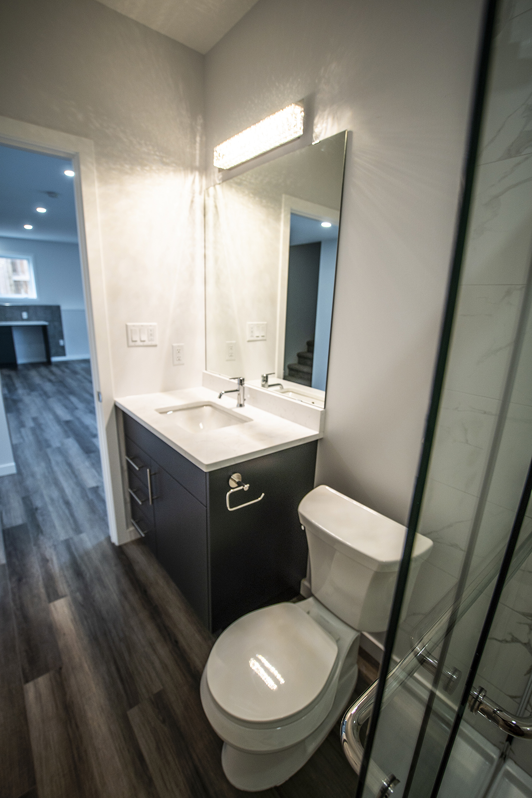 Complete Basement Renovations Saskatoon Bathroom Full View